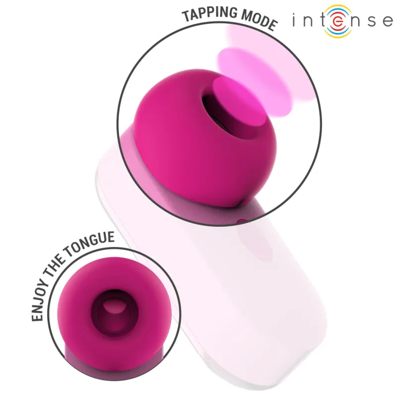 Stimulateur clitoridien compact rose violet mode tapotement moteur puissant silencieux