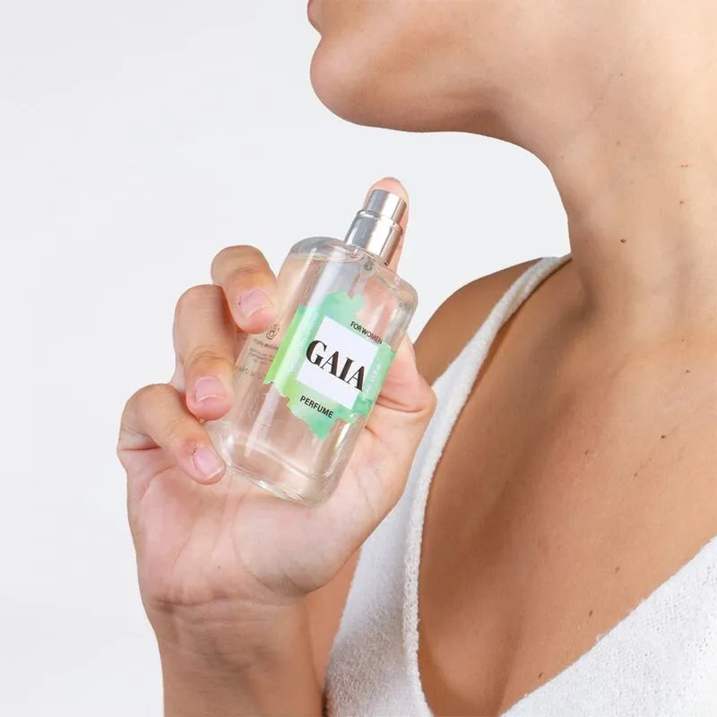 Parfum sensuel féminin Gaia phéromones agrumes truffe 50ml spray