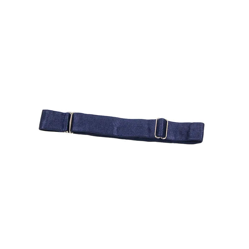Bretelle réglable bleu vif en simili cuir satinée pour chemise de nuit sexy SUBBLIME, élégante et moderne.