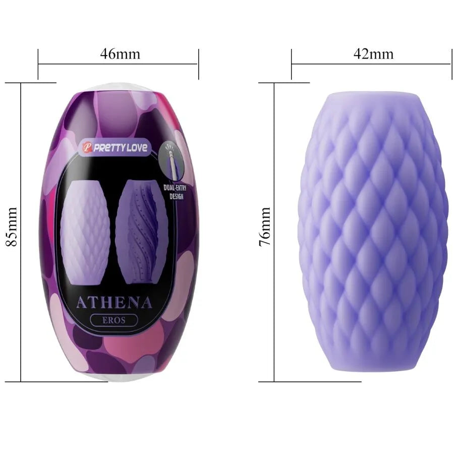 masturbateur homme compact étanche double entrée texture adhérente élastomère thermoplastique souple durable discret nomade nettoyage hygiénique stimulation intense