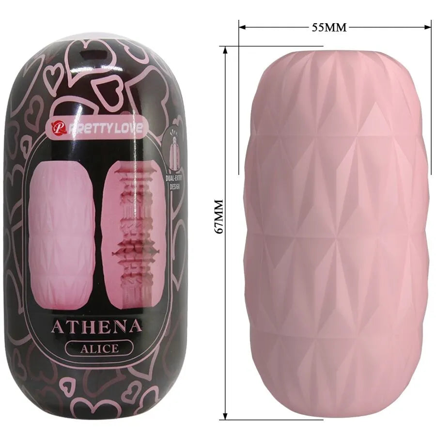 masturbateur masculin étanche TPR superextensible texture ondulée trois tunnels compact voyage ergonomique stimulation personnalisée discret hygiénique douche transportable étui rigide
