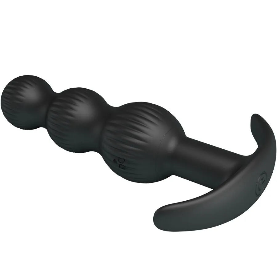jouet anal silicone doux sûr corporel flexible perlé progressif vibrations multiples silencieux dix modes rechargeable étanche