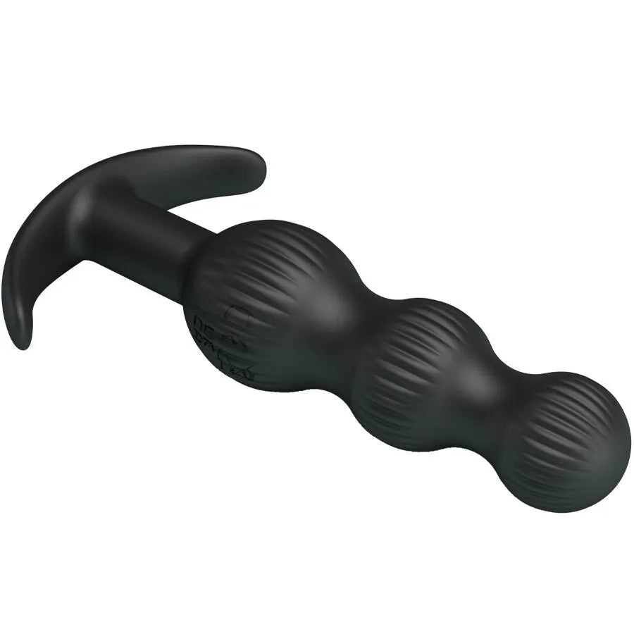 jouet anal silicone doux sûr corporel flexible perlé progressif vibrations multiples silencieux dix modes rechargeable étanche