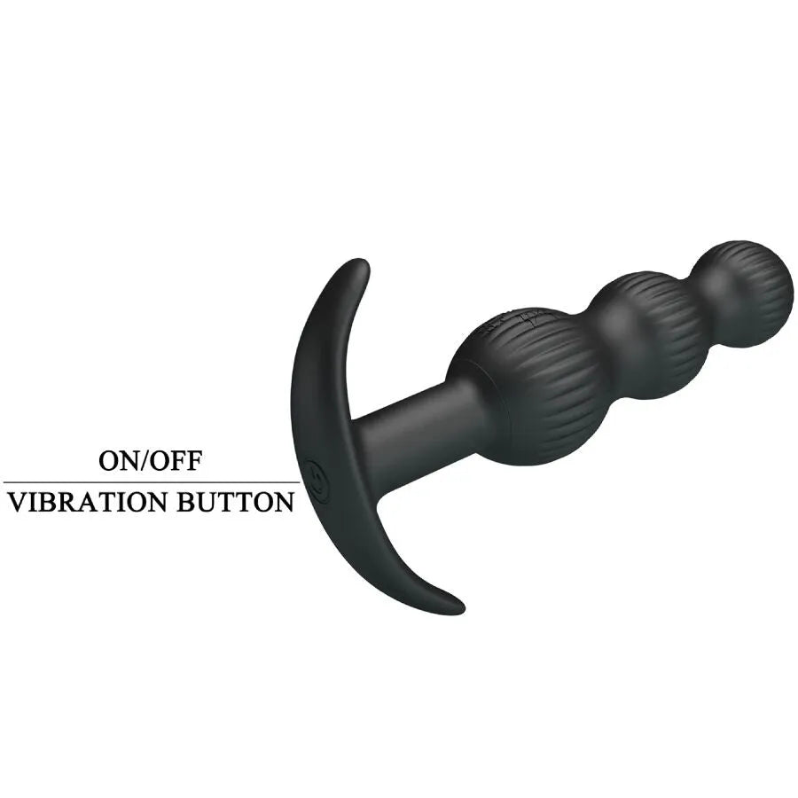 jouet anal silicone doux sûr corporel flexible perlé progressif vibrations multiples silencieux dix modes rechargeable étanche