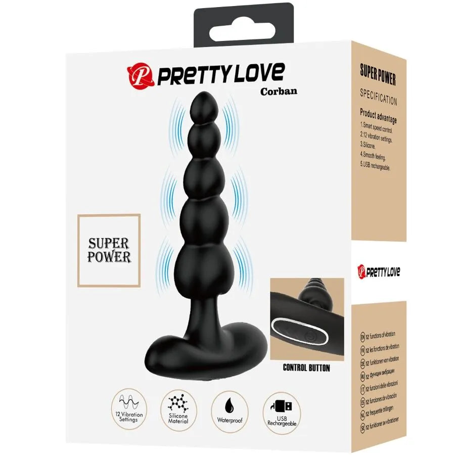 jouet anal sexuel silicone doux flexible ergonomique élégant noir rechargeable usb vibrations multiples silencieux puissant discret