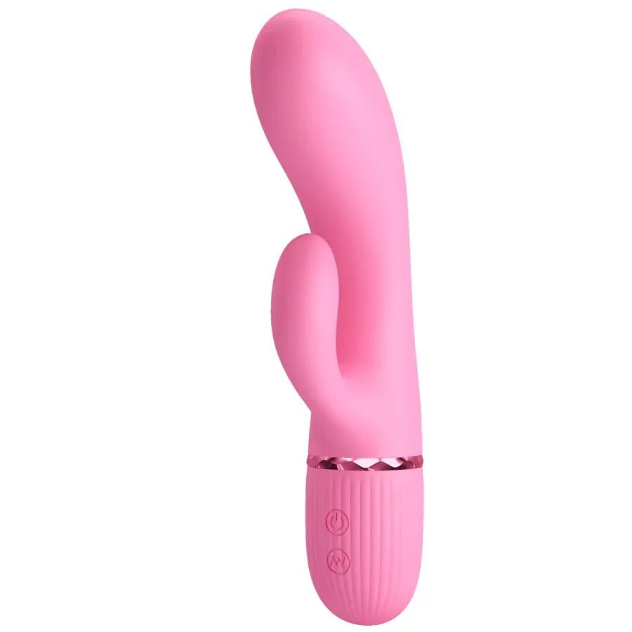 vibromasseur lapin silicone rose 10 fonctions point G stimulateur clitoridien