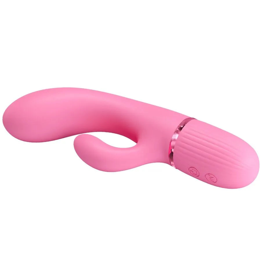 vibromasseur lapin silicone rose 10 fonctions point G stimulateur clitoridien