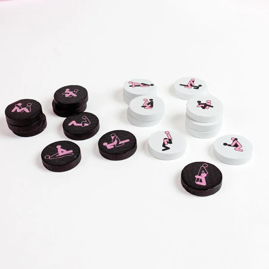 jeu bois érotique couples sensuel complice stratégique positions KamaSutra quarante deux pièces plateau amovible transportable multilingue durable soirée romantique