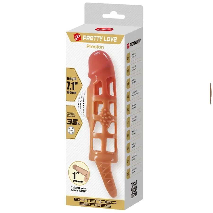 manchon pénis vibrant caoutchouc thermoplastique extensible soutien érection texture naturelle anneau billes maintien confort réutilisable stimulant sensations intenses couple