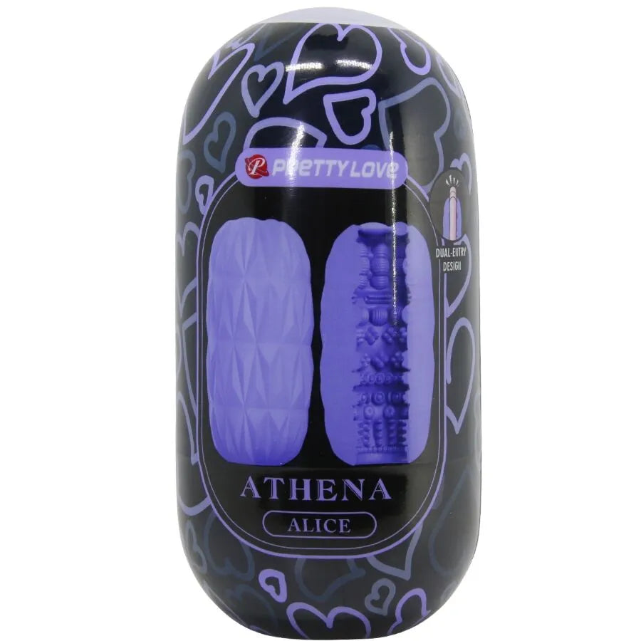 PRETTY LOVE ATHENA œuf masturbateur homme TPR extensible étanche voyage violet