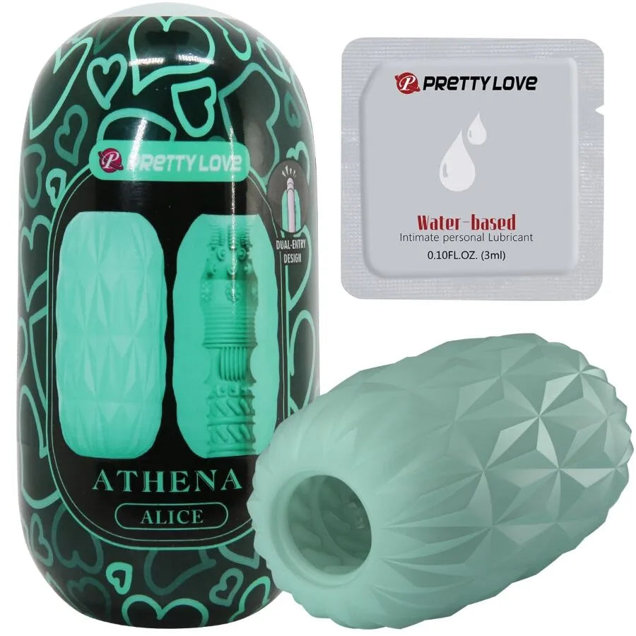masturbateur masculin athena texture ondulée stimulation intense matériau thermoplastique extensible doux étanche format compact discret voyage ergonomique sensations personnalisables