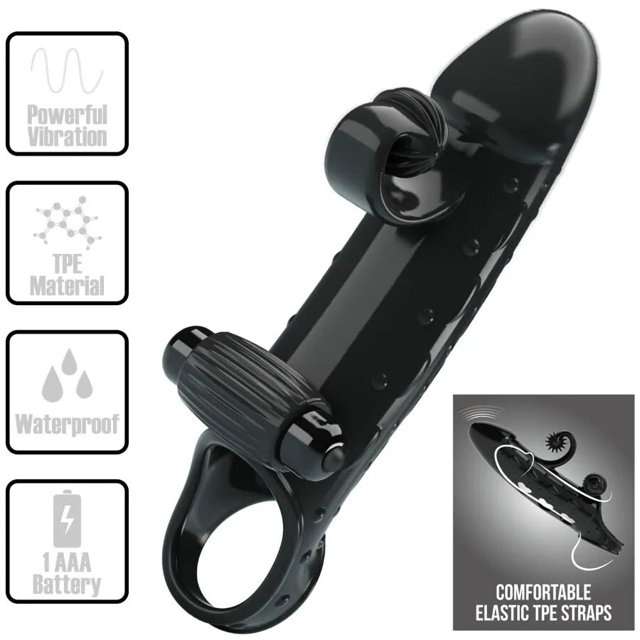 manchon pénis vibrant réaliste TPE sensation naturelle stimulation optimale texture sculptée ergonomique confortable souple durable anneau testiculaire