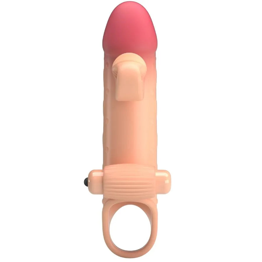 manchon pénis vibrant TPE ultra réaliste extension érection stimulation ajustement sûr tige creuse anneau testiculaire confortable durable rechargeable
