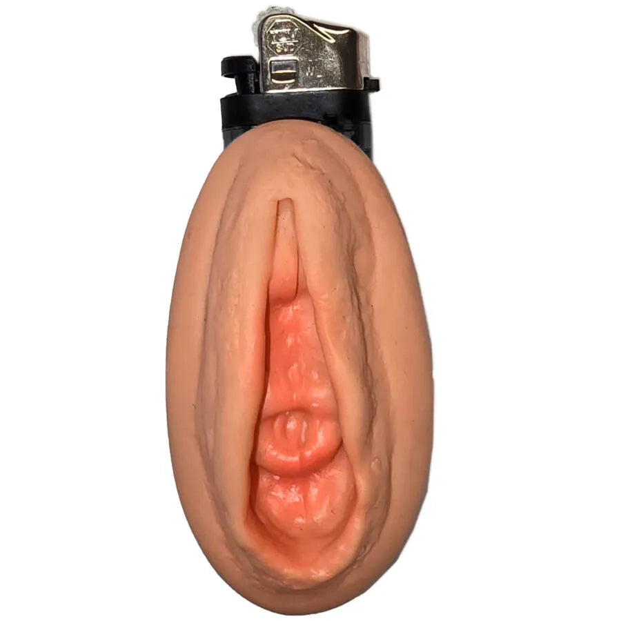 briquet érotique forme vagin original humoristique enterrement vie garçon accessoire festif cadeau insolite durable rechargeable design coquin compact léger