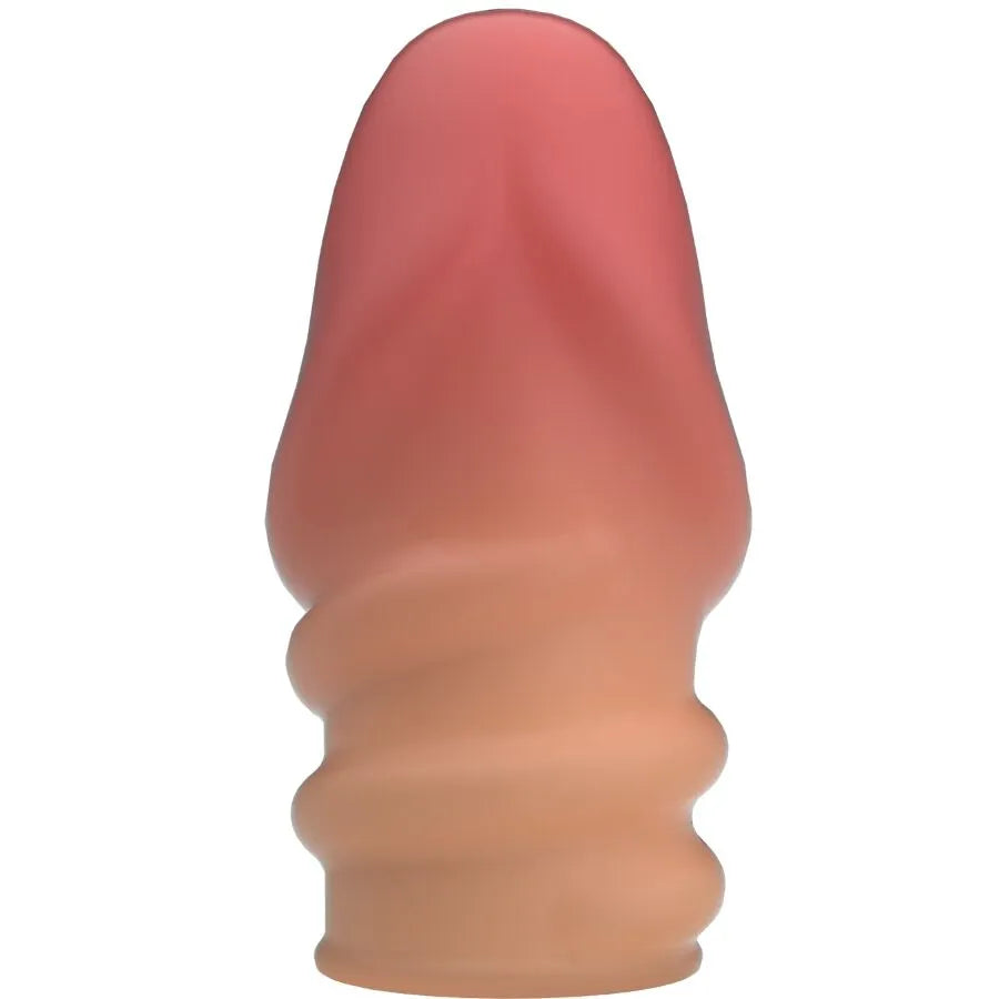 manchon pénien extensible thermoplastique soyeux lisse couleur chair discret étanche taille unique entraînement endurance retardement éjaculation puissance contrôle stimulation réduite