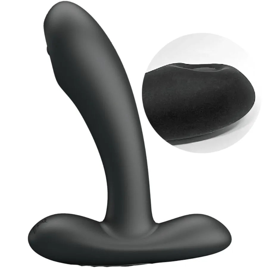 masseur anal silicone hypoallergénique rechargeable usb étanche 12 fonctions pulsations télécommande sans fil silencieux ergonomique discret