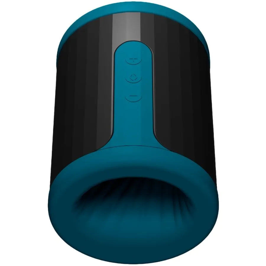 masturbateur silicone liquide crêtes adaptatives connectivité application modes personnalisables double moteur sensations intenses biocompatible rechargeable autonomie prolongée discret sarcelle LELOF2STM