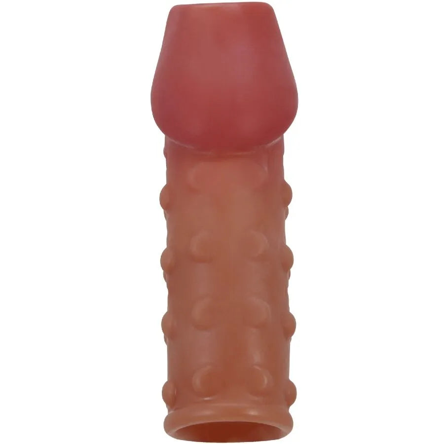 manchon extension pénis TPE doux extensible ergonomique ajustable étanche antiallergique confortable maintien prolongation érection retardateur puissance