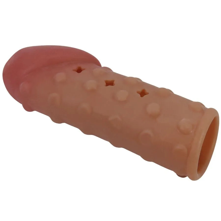 manchon extension pénis TPE doux extensible ergonomique ajustable étanche antiallergique confortable maintien prolongation érection retardateur puissance