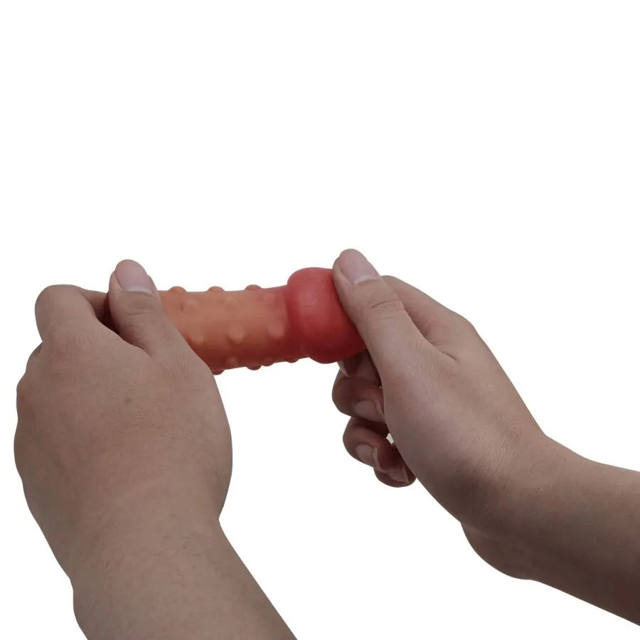 manchon extension pénis TPE doux extensible ergonomique ajustable étanche antiallergique confortable maintien prolongation érection retardateur puissance