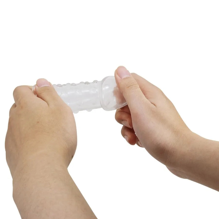 manchon pénis extensible TPE doux durable transparent discret étanche ajustable confortable renforçant retardateur réutilisable hypoallergénique universel entraînement
