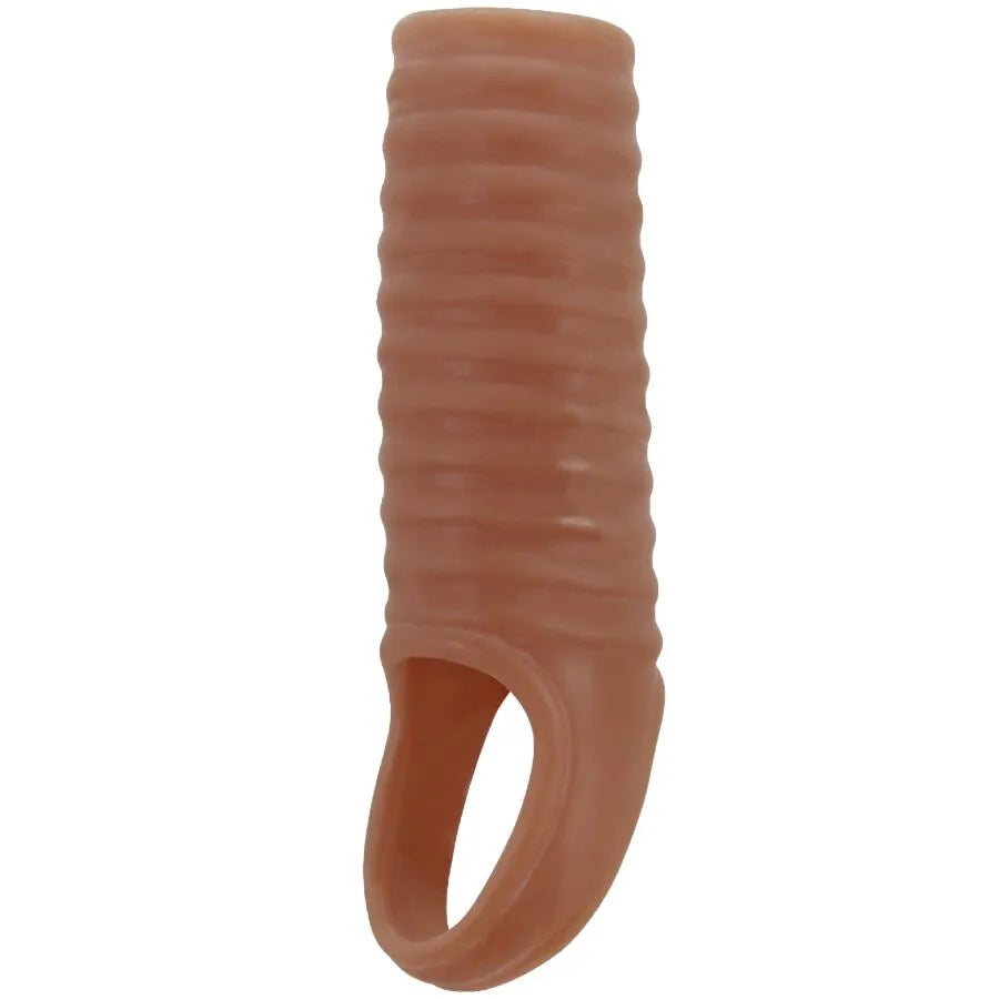 gaine pénis extensible thermoplastique doux réaliste durable étanche adaptable circonférences prolongation érection puissante retard éjaculation endurance plaisir