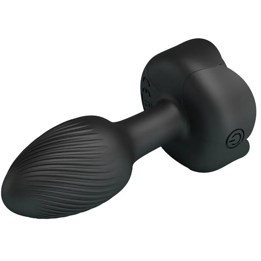 plug anal LED silicone noir vibrations puissantes longue durée confort