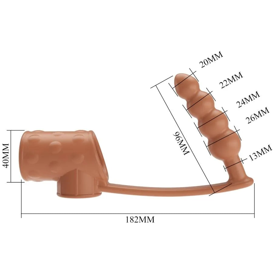 plug anal portable anneau pénien TPE étanche orgasme intense durable