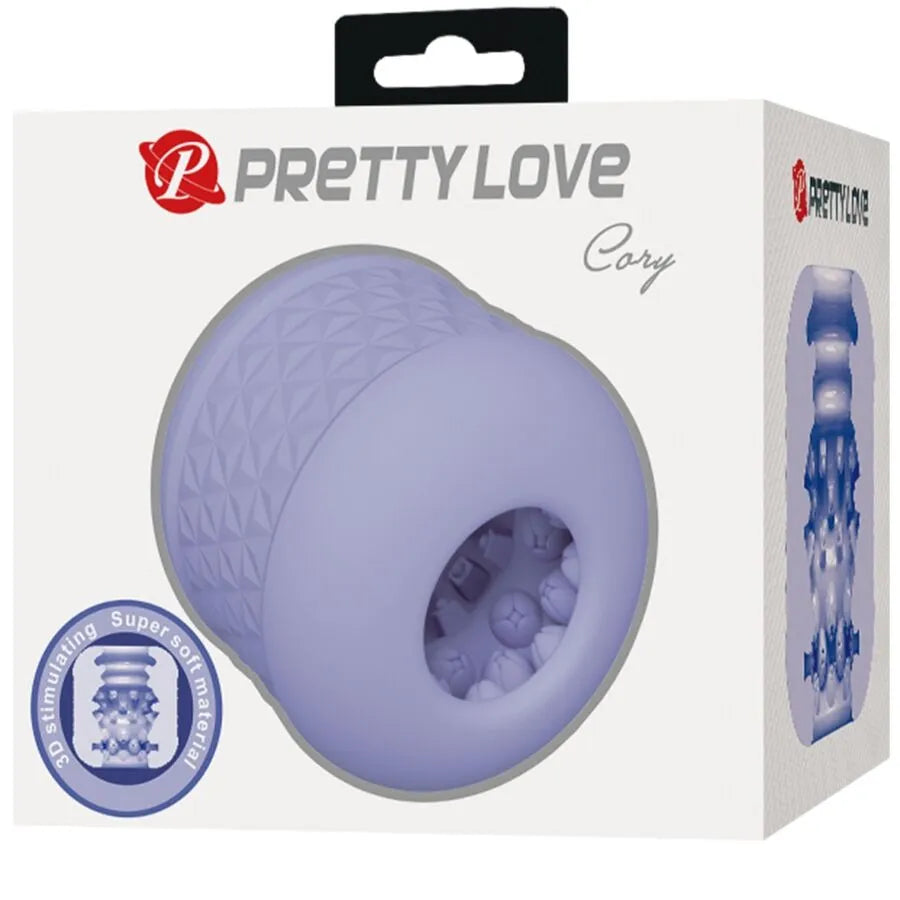 masturbateur homme TPE étanche violet double entrée texturé palpeurs doux extensible compact discret sensoriel stimulation intense