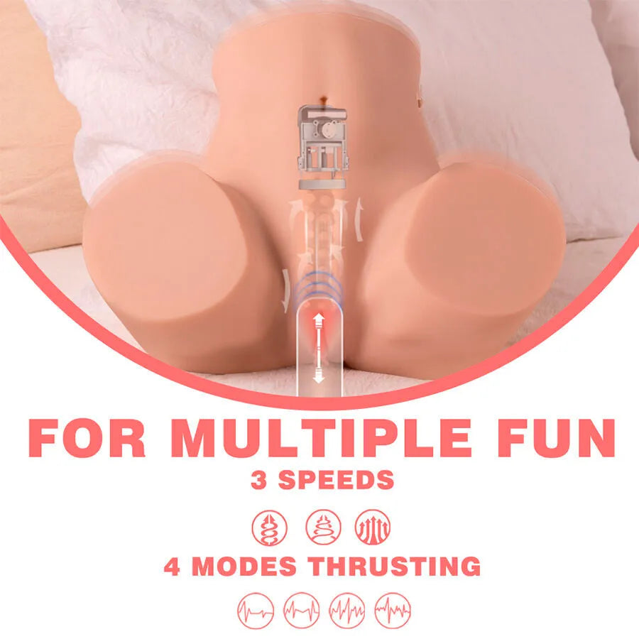 XISE DANAE masturbateur vaginal réaliste vibrations multi-positions design anatomique silicone TPE stimulation intime