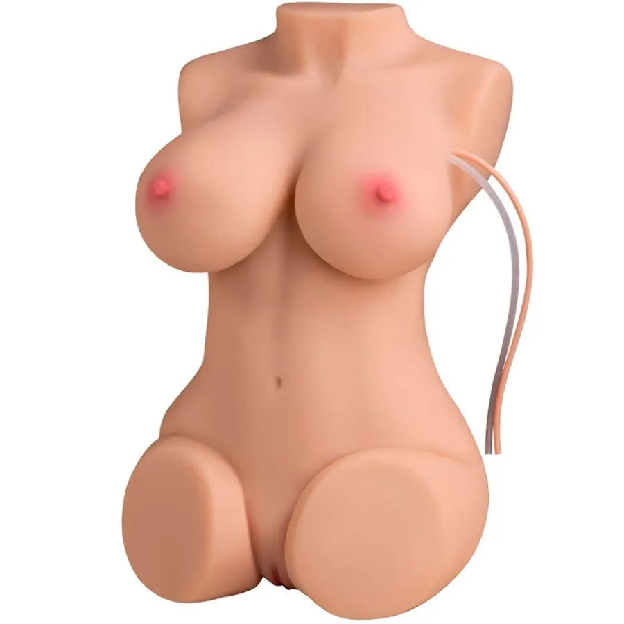 Torse féminin réaliste vibrant silicone TPE télécommande multi-positions stimulation intense