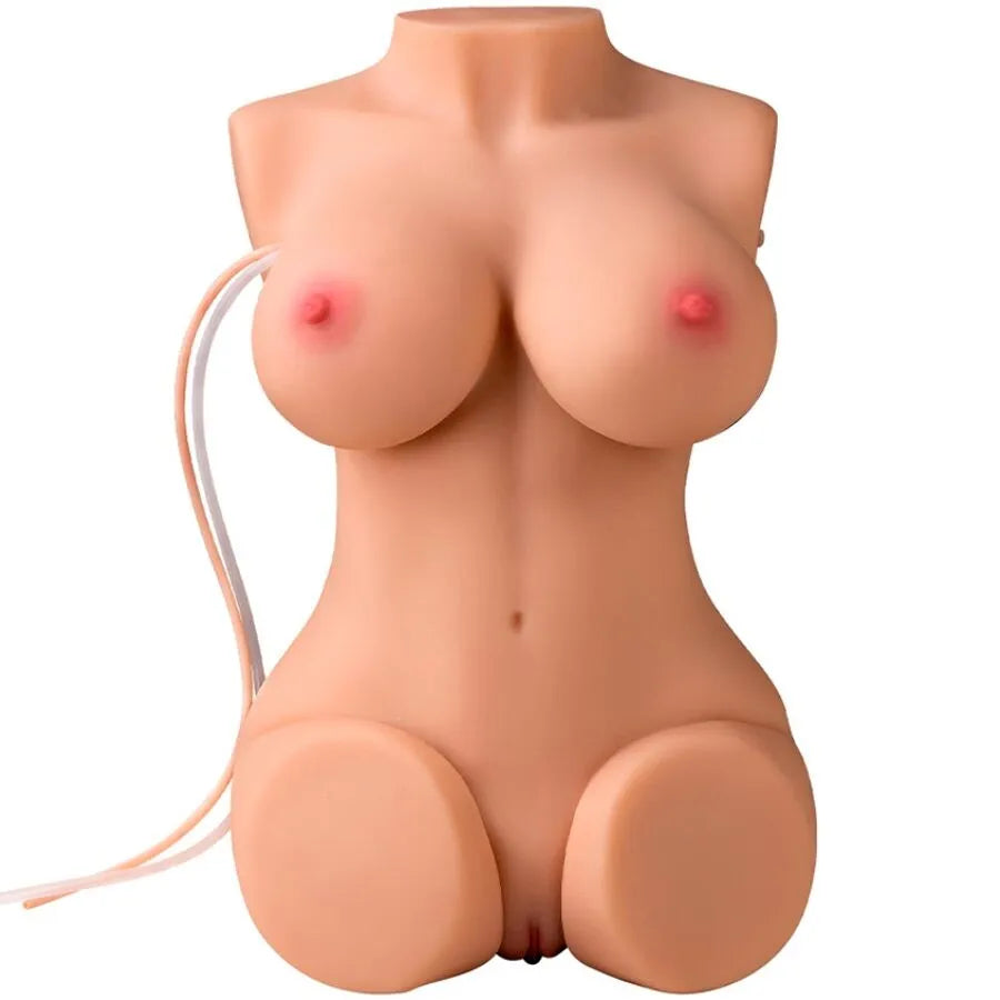 Torse féminin réaliste vibrant silicone TPE télécommande multi-positions stimulation intense