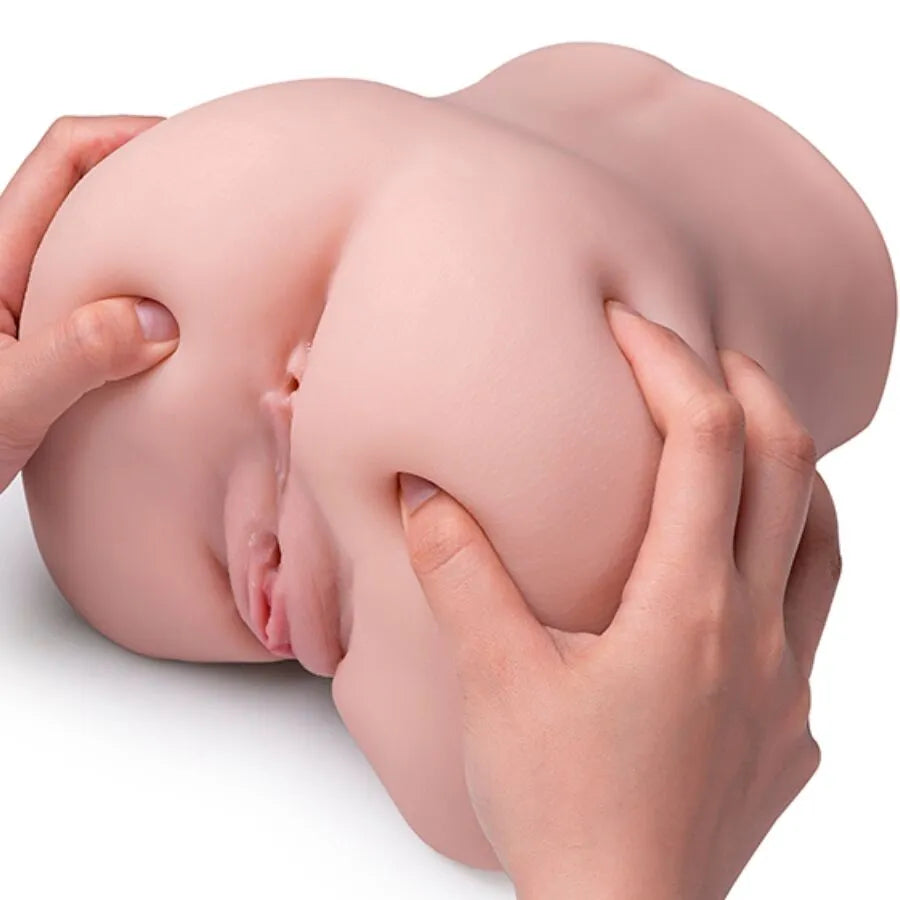 masturbateur réaliste multicanaux silicone TPE XISE double pénétration hyperréaliste anatomique vaginal anal médical doux sûr extensible amovible discret