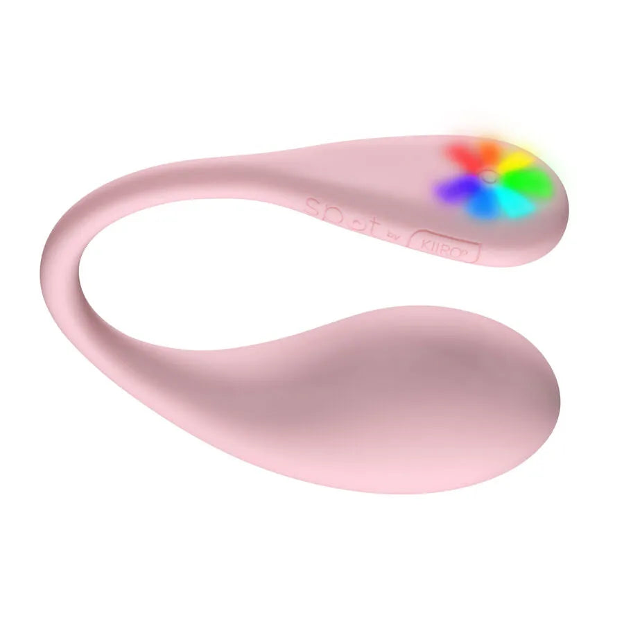Vibromasseur ergonomique rose étanche stimulation interne externe Kiiroo SPOT KISS ME
