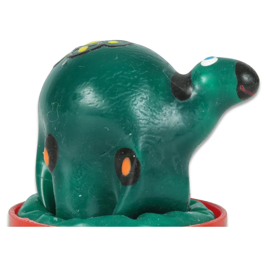 Préservatif fantaisie peint à la main en forme de tortue, vert avec motifs colorés, style bohème d'Amsterdam.