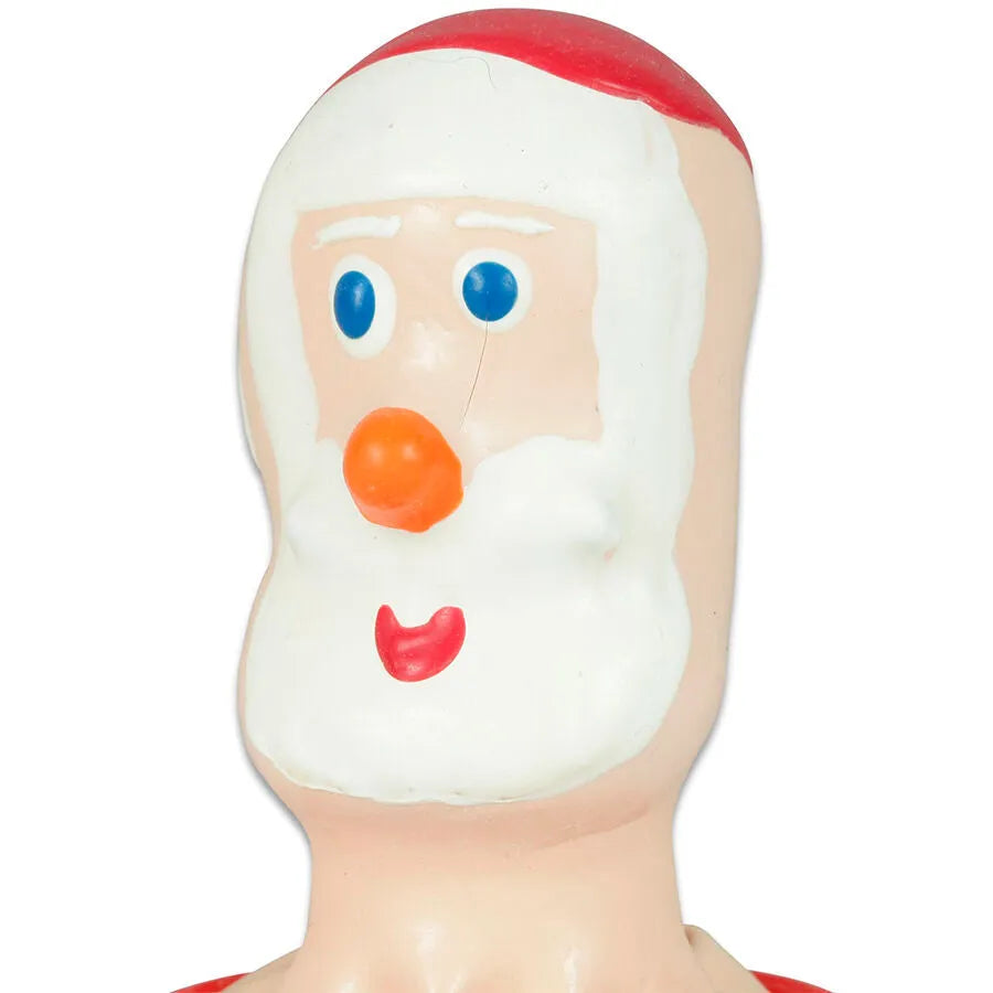 Préservatif fantaisie peint à la main en Père Noël, rouge et blanc, style bohème, cadeau unique et érotique.