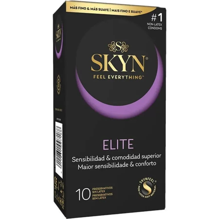 préservatifs ultra-fins sans latex SKYN Elite sensation naturelle peau contre peau