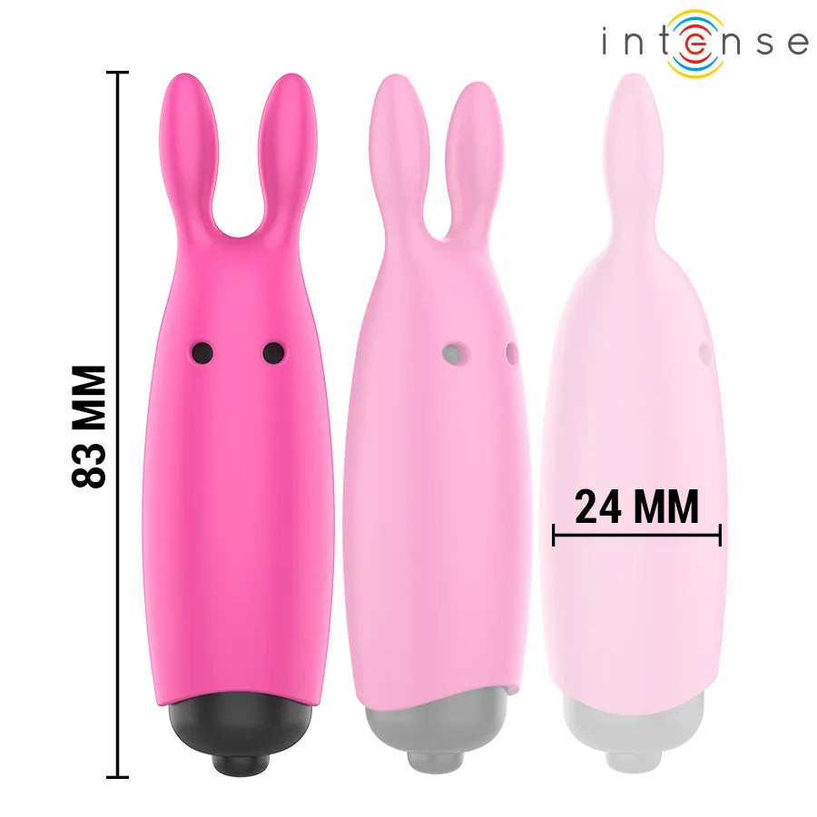 Intense Hopper Bullet Vibrant Rose Éclatante Stimulation Clitoridienne Périnéale Silicone Doux ABS Étanche Voyage Discrétion Couple