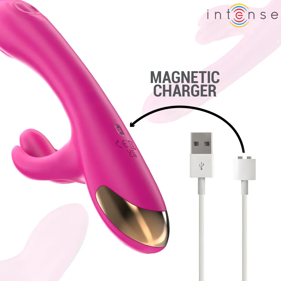 Vibromasseur multifonction silencieux stimulation clitoridienne G-spot 3 moteurs silicone médical grade Britney rose