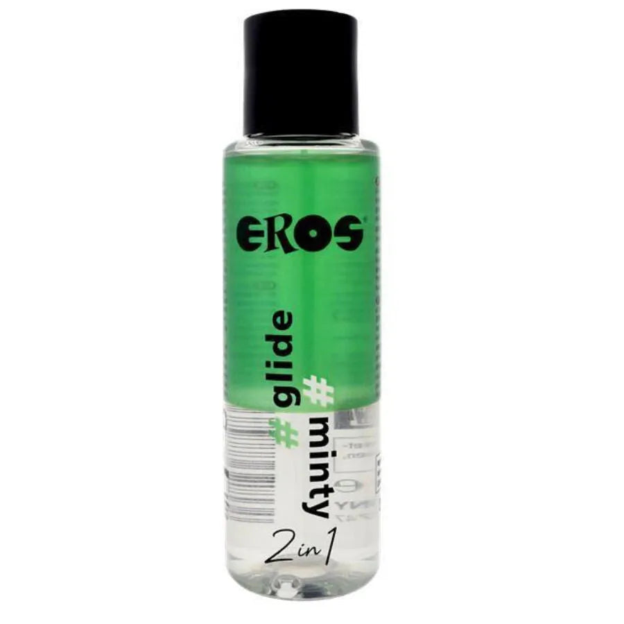 silicone longue durée menthe rafraîchissante sans glycérine conservateurs compatible latex testé dermatologiquement glisse soyeuse pratique 100ml