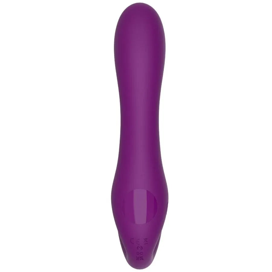 Vibromasseur pulsé sans bretelles silicone télécommande couples plaisir ultime violet