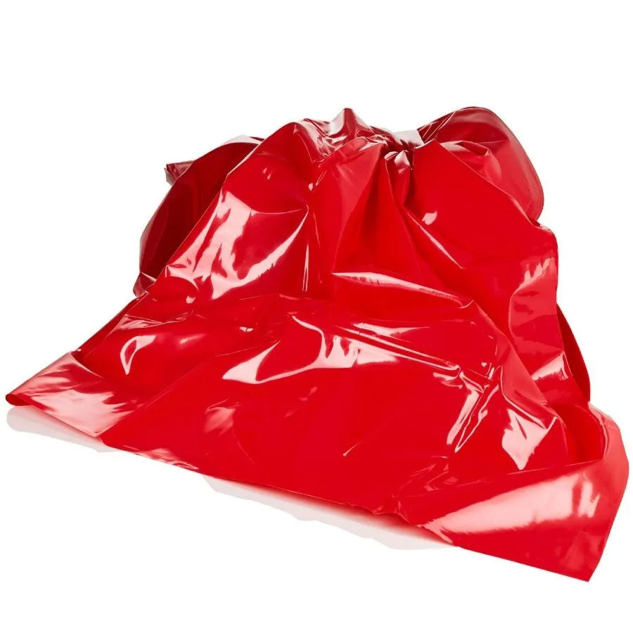 drap érotique rouge PVC sécurité corporelle taille M 203centimètres longueur résistant nettoyage facile étanche sensualité intime couples audacieux conception polyvalent