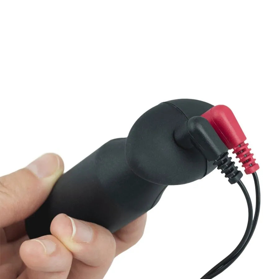 Câble de remplacement noir et rouge pour stimulateur ElectraStim, 1,2m, flexible et sécurisé, matériaux de haute qualité.