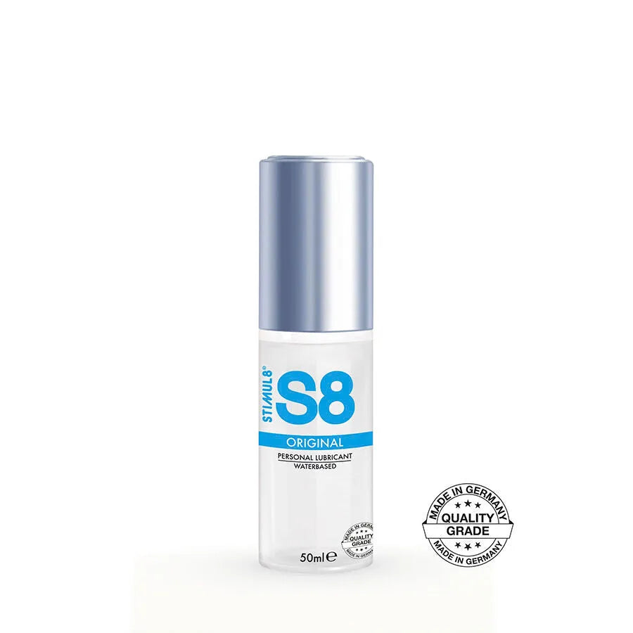 Lubrifiant intime base eau 50ml S8 qualité supérieure sans paraben hypoallergénique testé dermatologiquement inodore glisse prolongée voyage