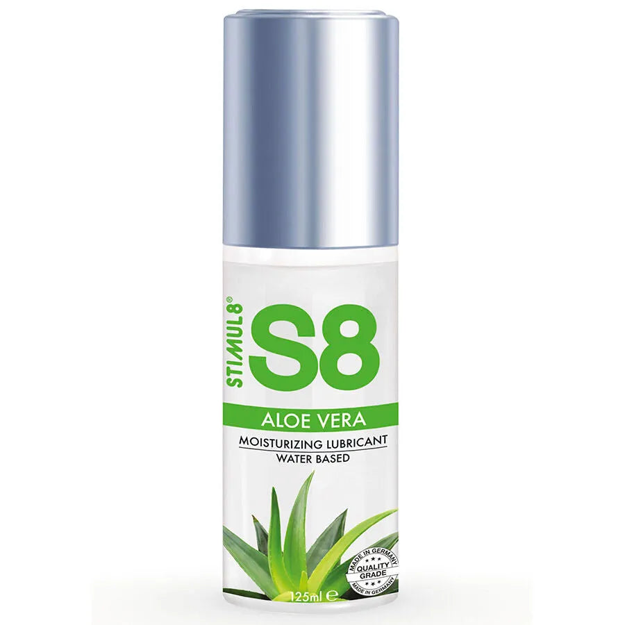 lubrifiant naturel aloe vera hydratant base eau corps intime 125ml hypoallergénique sans parabènes phtalates sans sulfates testé européen