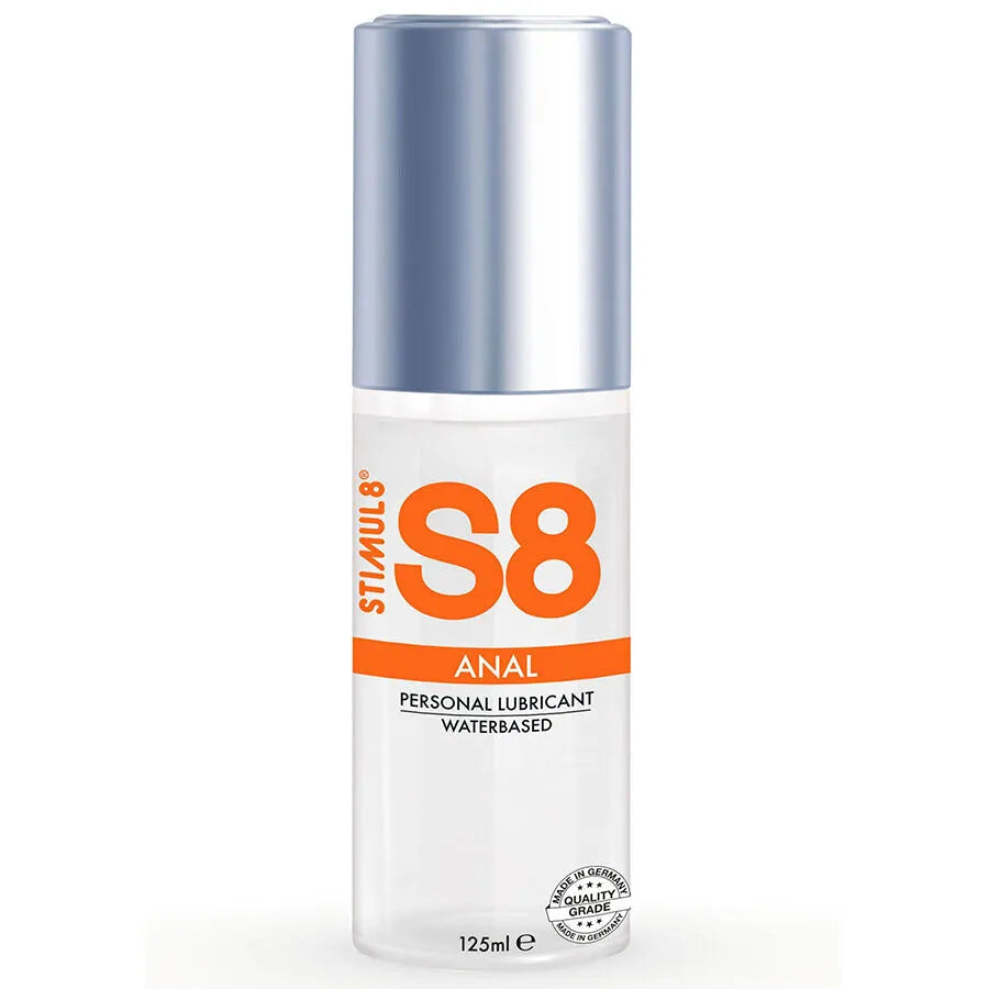 lubrifiant anal longue durée hydrosoluble sans parabène glycérine hydroxyéthylcellulose hypoallergénique testé compatible latex 125ml pratique discret