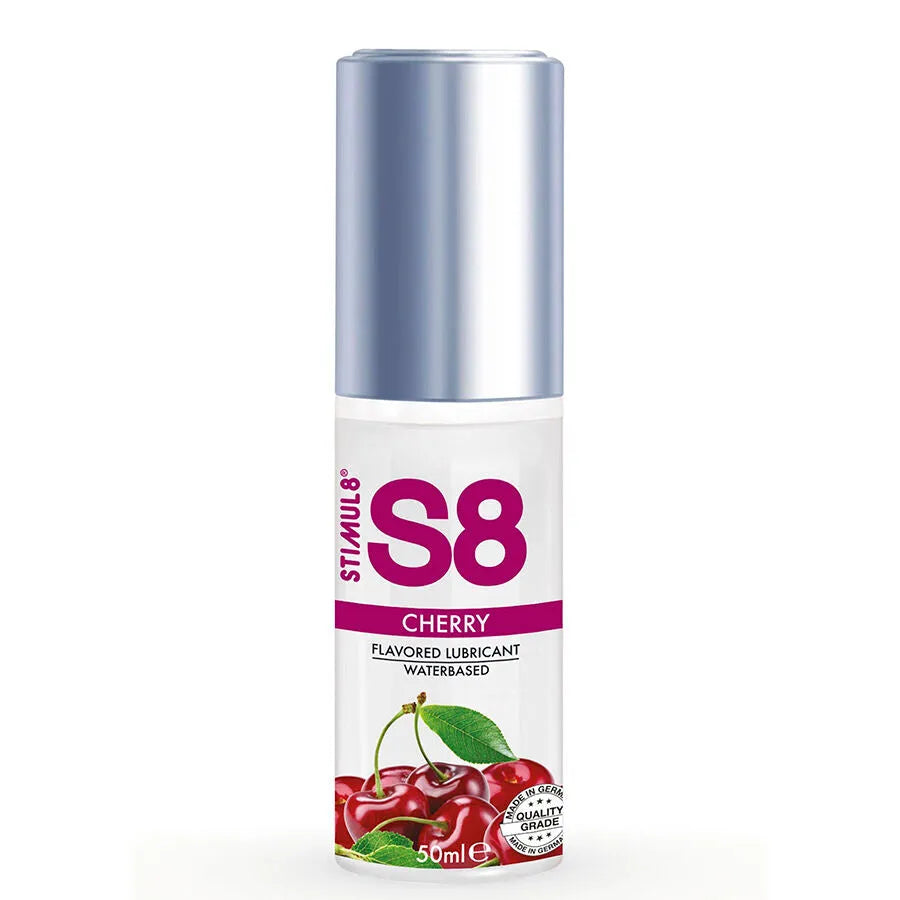 lubrifiant premium base eau formulé naturel sans parabène phtalates gluten texture soyeuse glisse exceptionnelle goût cerise longue durée