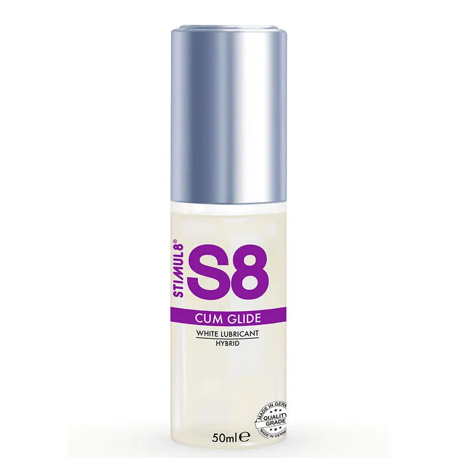 Lubrifiant Hybride S8 CumGlide Sensations Intimes Peau Sensible Format50ml Sans Parabène Phtalates Gluten Compatible Préservatifs Texture Soyeuse Toucher Naturel