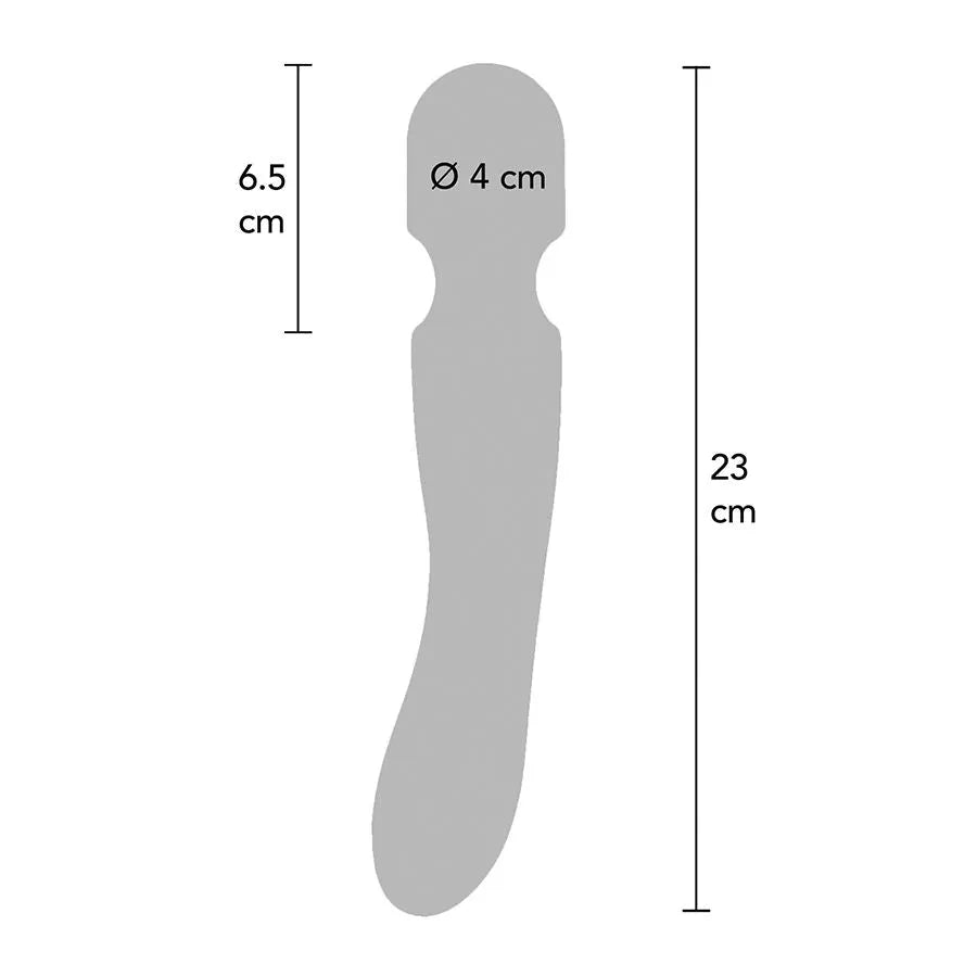 Vibromasseur baguette silicone doux rechargeable LED multicolore ToyJoy Zenith