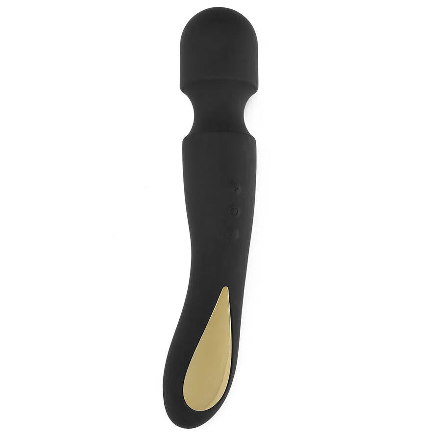 Vibromasseur baguette silicone rechargeable LED multicolore ToyJoy Zenith noir luxe